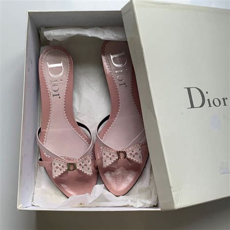 vintage dior wedges|vintage Dior kitten heels.